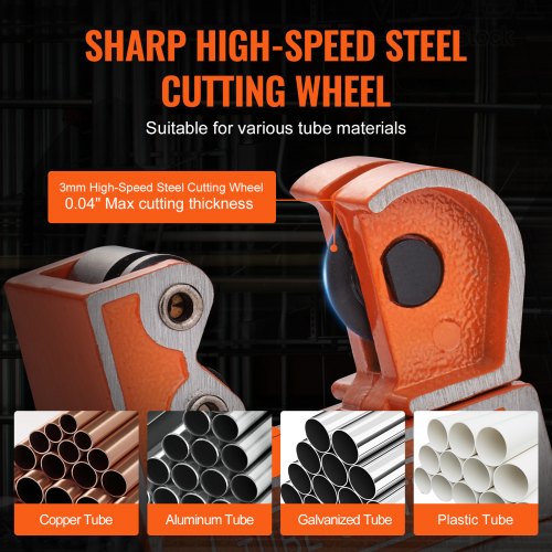 Mini Tubing Cutter 18 – 118 OD Mini Copper Pipe Cutter Heavy Duty