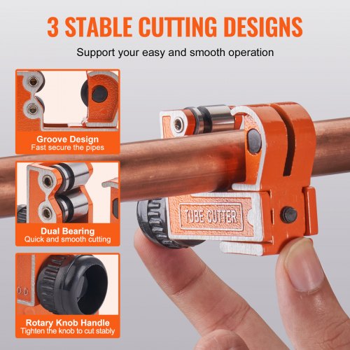 Mini Tubing Cutter 18 – 118 OD Mini Copper Pipe Cutter Heavy Duty