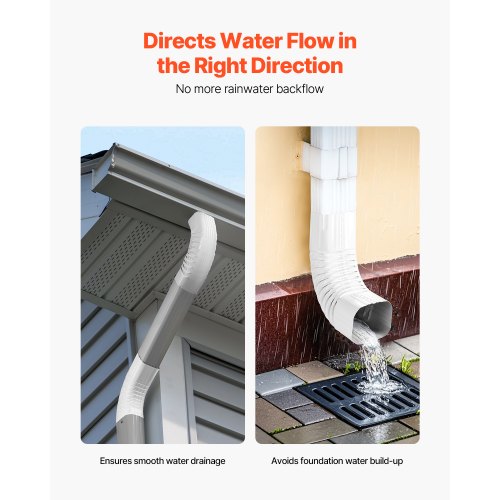 Downspout Gutter Elbow fits 3x4 Inch Style A LShaped Interface Size