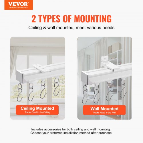 Ceiling Curtain Track Set 118 FT3.6 Meter Sliding Ceiling Track System