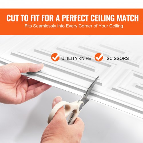 Ceiling Tiles 12Pack 24 x 24 in Drop Ceiling Tiles Premium PVC Sheet