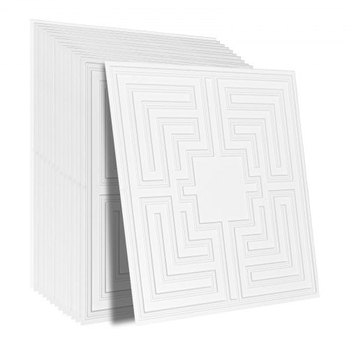 Ceiling Tiles 12Pack 24 x 24 in Drop Ceiling Tiles Premium PVC Sheet