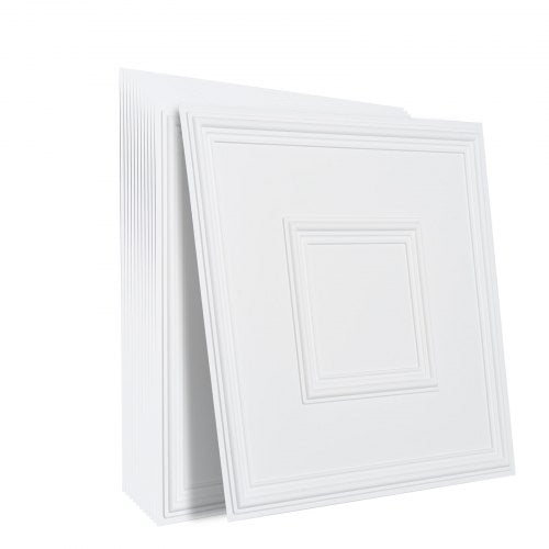 Ceiling Tiles 12Pack 24 x 24 in Drop Ceiling Tiles Premium PVC Sheet 1