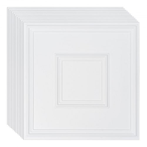 Ceiling Tiles 12Pack 24 x 24 in Drop Ceiling Tiles Premium PVC Sheet 1