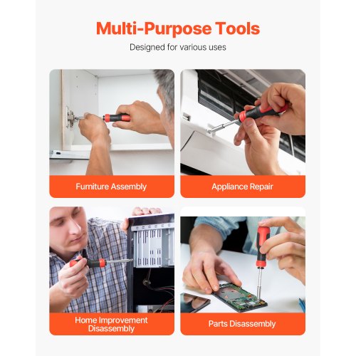 Screwdriver Set 13 in 1 Magnetic Multi Bit Mini Nut Driver Set Phillips
