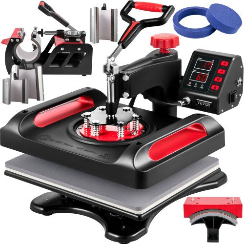 Heat Press Machine 12 x 15 Inch 8 in 1 Heat Press Sublimation Machine 360°