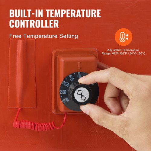 Metal Drum Heater 1200 Watt 5 inch Width Pail Heating Band for 55 Gallon