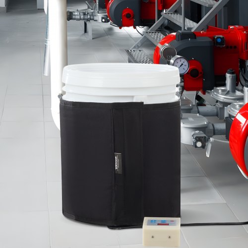 5 Gal Metal Drum Heater 250W145 Adjustable w Independent Thermostat