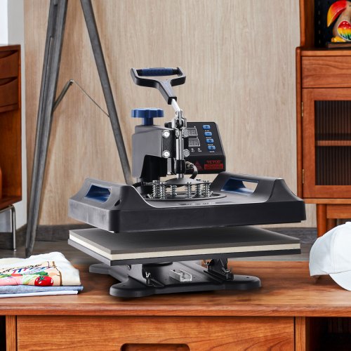 Heat Press 15x15 Upgraded Heat Press Machine 5 in 1 AntiScald