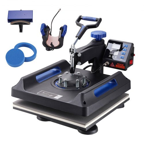 Heat Press 15x15 Upgraded Heat Press Machine 5 in 1 AntiScald