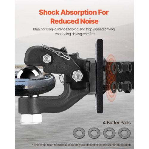 Pintle Hook 20000 lbs Towing Capacity Trailer Hitches Receiver Hook