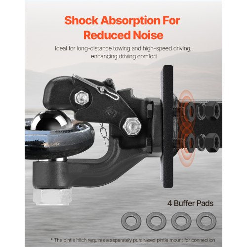 Pintle Hook 30000 lbs Towing Capacity Trailer Hitches Receiver Hook