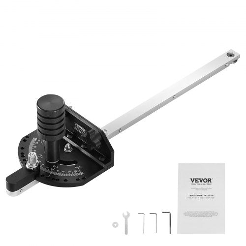 Accurate Miter Gauge Fits Slots 34 x 38 Crafted from Aluminum Alloy