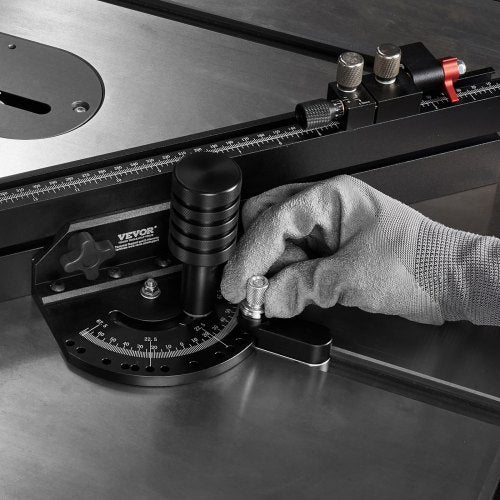 Precision Miter Gauge Standard Slot 34 x 38 Aluminum Alloy Table Saw