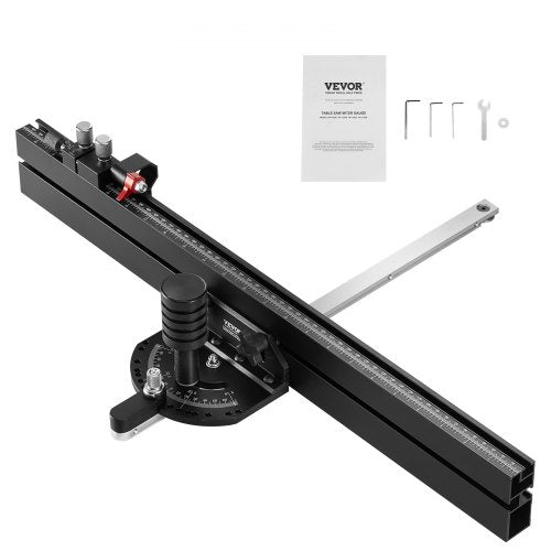 Precision Miter Gauge Standard Slot 34 x 38 Aluminum Alloy Table Saw