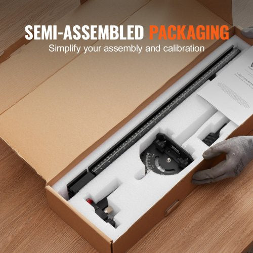 Precision Miter Gauge Standard Slot 34 x 38 Aluminum Alloy Table Saw 1