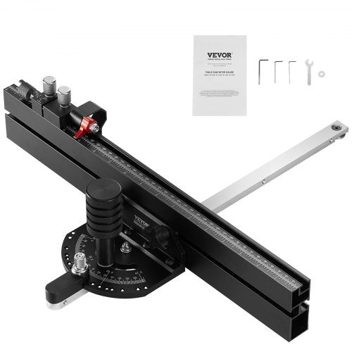 Precision Miter Gauge Standard Slot 34 x 38 Aluminum Alloy Table Saw