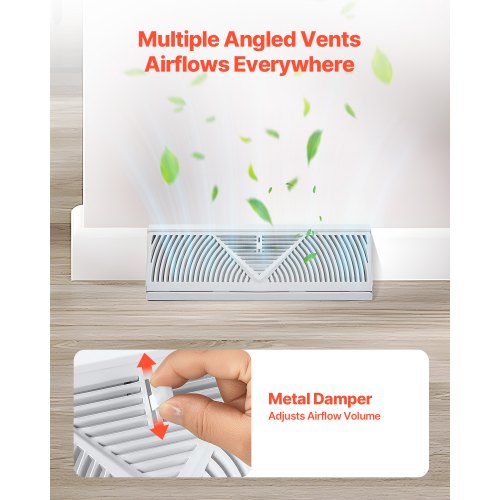 15Inch Floor Registers 10Pack Baseboard Registers HVAC HeavyDuty