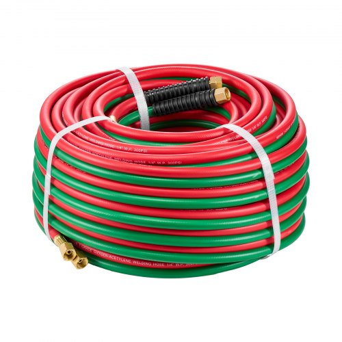 Oxygen Acetylene Hose 14Inch x 100FT Oxy Acetylene Hose with 91618 B