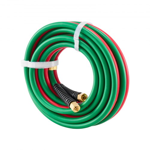 Oxygen Acetylene Hose 14Inch x 15FT Oxy Acetylene Hose with 91618 B