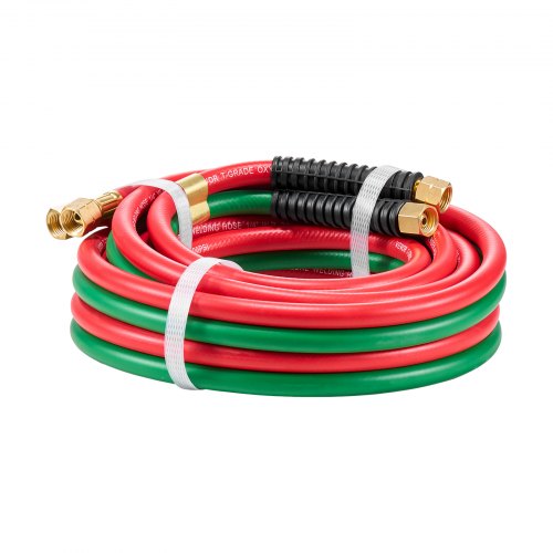 Oxygen Acetylene Hose 14Inch x 15FT Oxy Acetylene Hose with 91618 B