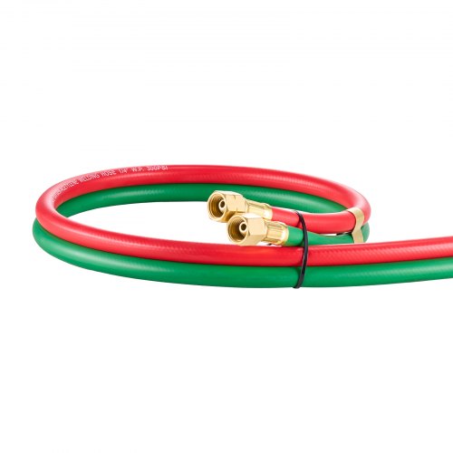Oxygen Acetylene Hose 14Inch x 25FT Oxy Acetylene Hose with 91618 B