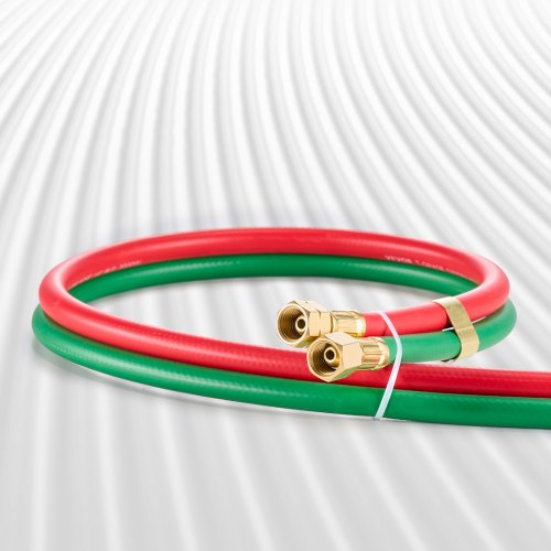 Oxygen Acetylene Hose 14Inch x 50FT Oxy Acetylene Hose with 91618 B