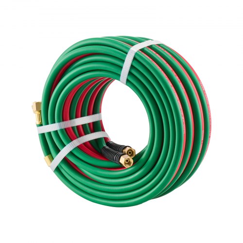 Oxygen Acetylene Hose 14Inch x 50FT Oxy Acetylene Hose with 91618 B