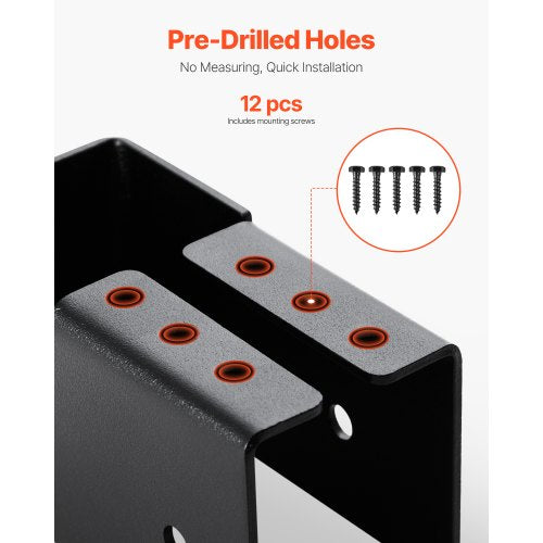 Concealed Joist Hanger 2x4 Inch Outdoor ConcealedFlange Joist Bracket
