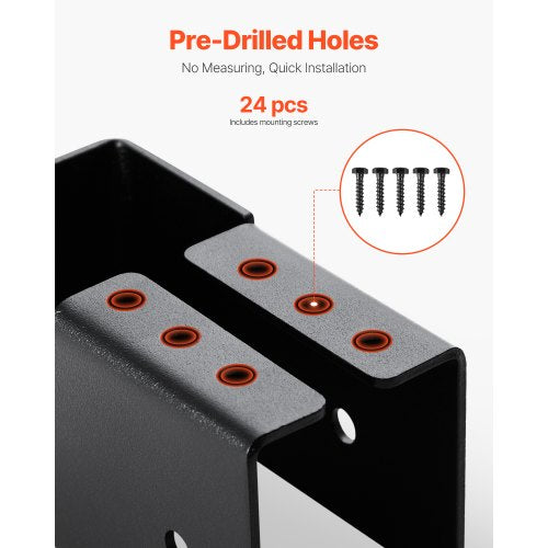Concealed Joist Hanger 2x4 Inch Outdoor ConcealedFlange Joist Bracket