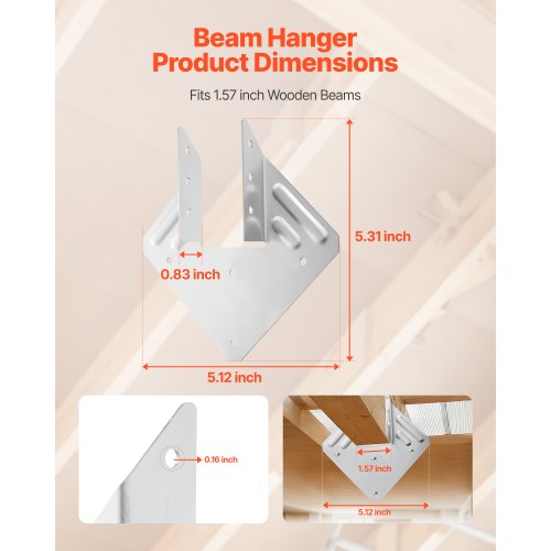 Hurricane Ties for Rafter Inner Size 531x157x248 in 135x40x63 mm