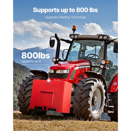Ballast Box 3Point Category 1 Tractor Ballast of 800lbs Capacity for 2