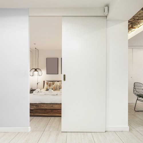 Sliding Pocket Door Hardware Track Kit 473 ft Heavy Duty Pocket Door