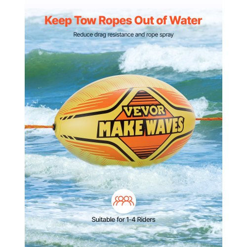 Booster Ball Towable Tube Rope Performance Ball Thickened PVC Inflatable