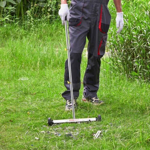 Magnetic Sweeper with Wheels 17 inch 10 lbs Load Capacity Lightweight