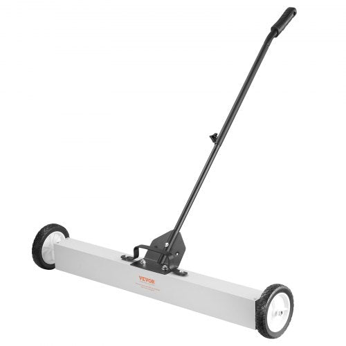 55Lbs Rolling Magnetic Sweeper with WheelsPushType Magnetic Pick Up Sweeper