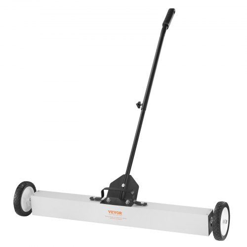55Lbs Rolling Magnetic Sweeper with WheelsPushType Magnetic Pick Up Sweeper