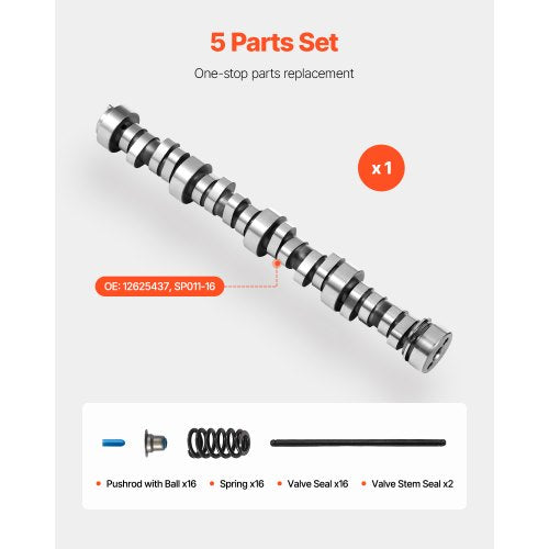 LS Truck Cam Kit 5Piece Set Includes Pushrods Springs Seals Compatible