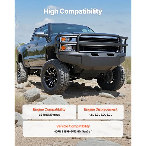 LS Truck Cam Kit 9Piece Set Includes Timing Gasket Pushrods Springs