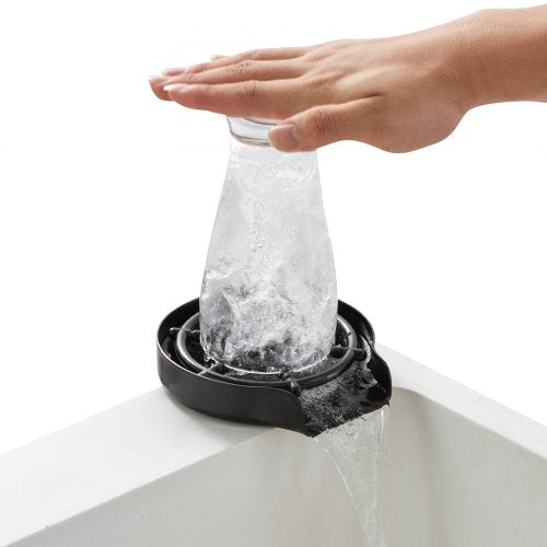 Glass Rinser 10 Powerful Spraying Jets 360° Rotating Cup Rinser for Sink