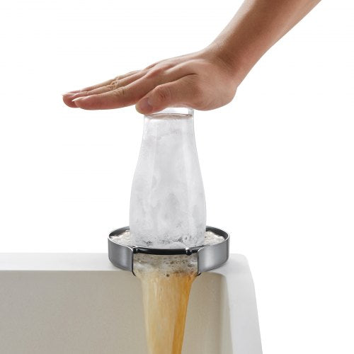 Glass Rinser 10 Powerful Spraying Jets 360° Rotating Cup Rinser for Sink