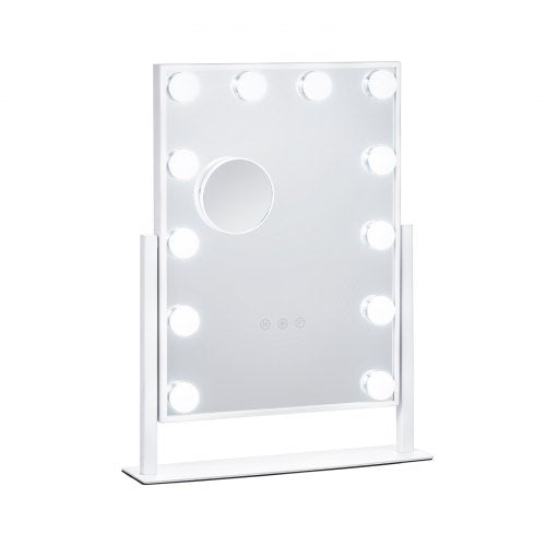 Hollywood Vanity Mirror With Lights 12 Dimmable Bulbs 3 Color Lighting