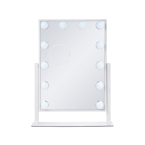 Hollywood Vanity Mirror With Lights 12 Dimmable Bulbs 3 Color Lighting