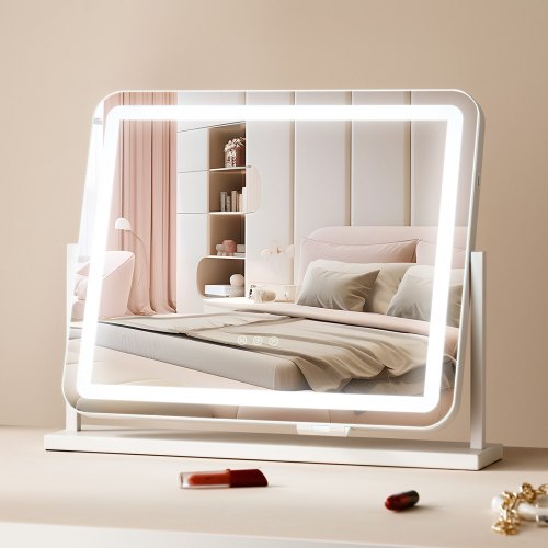 Vanity Mirror with Lights Three Color Lighting Modes Lighted Makeup LED