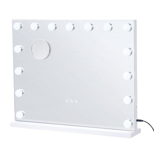 Hollywood Vanity Mirror With Lights15 Dimmable Bulbs 3 Color Lighting