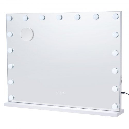 Hollywood Vanity Mirror With Lights Dimmable Bulbs 3 Color Lighting Modes