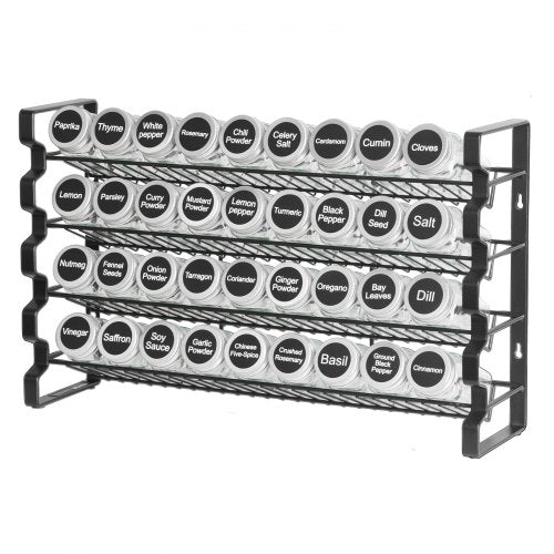 Spice Rack Organizer for Cabinet Spice Organizer with 36 Empty Spice Jars