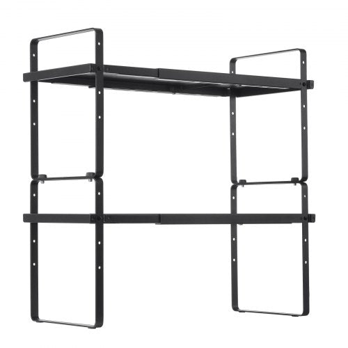 Adjustable Kitchen Cabinet Shelf Organizer Expandable 2 Tier Cabinet Shelf