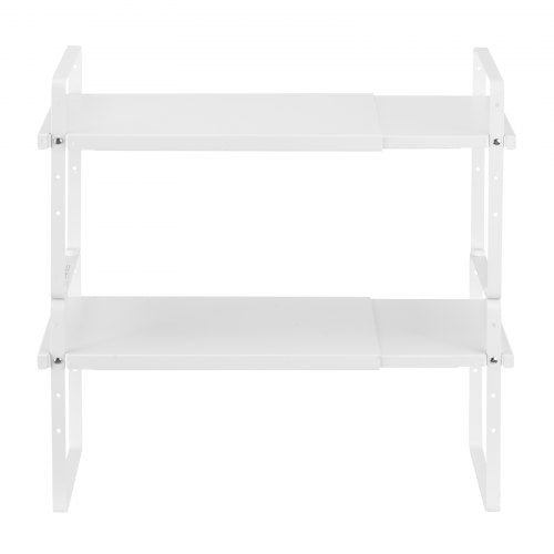 Adjustable Kitchen Cabinet Shelf Organizer Expandable 2 Tier Cabinet Shelf