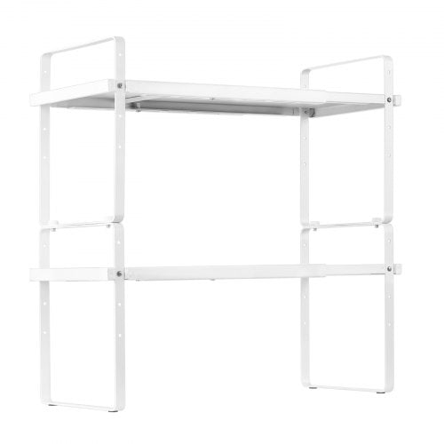 Adjustable Kitchen Cabinet Shelf Organizer Expandable 2 Tier Cabinet Shelf